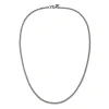 Tomfoolery Titanium Fine Flat Curb Chain Necklace Outlet