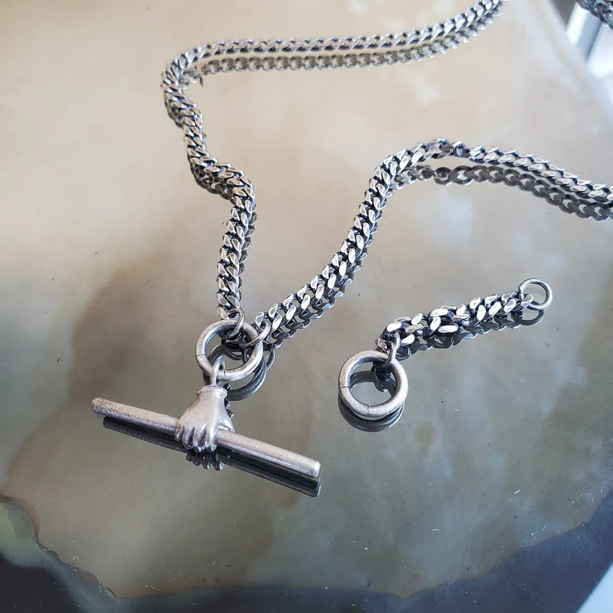 Tomfoolery Toggle Charm Holder Necklace Clearance