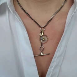 Tomfoolery Toggle Charm Holder Necklace Clearance