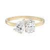 Tomfoolery Toi Et Moi Moissanite Pear & Oval Cut Ring Online