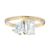 Tomfoolery Toi Et Moi Moissanite Pear & Emerald Cut Ring Online