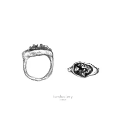 Tomfoolery Tolcarne Art Ring New