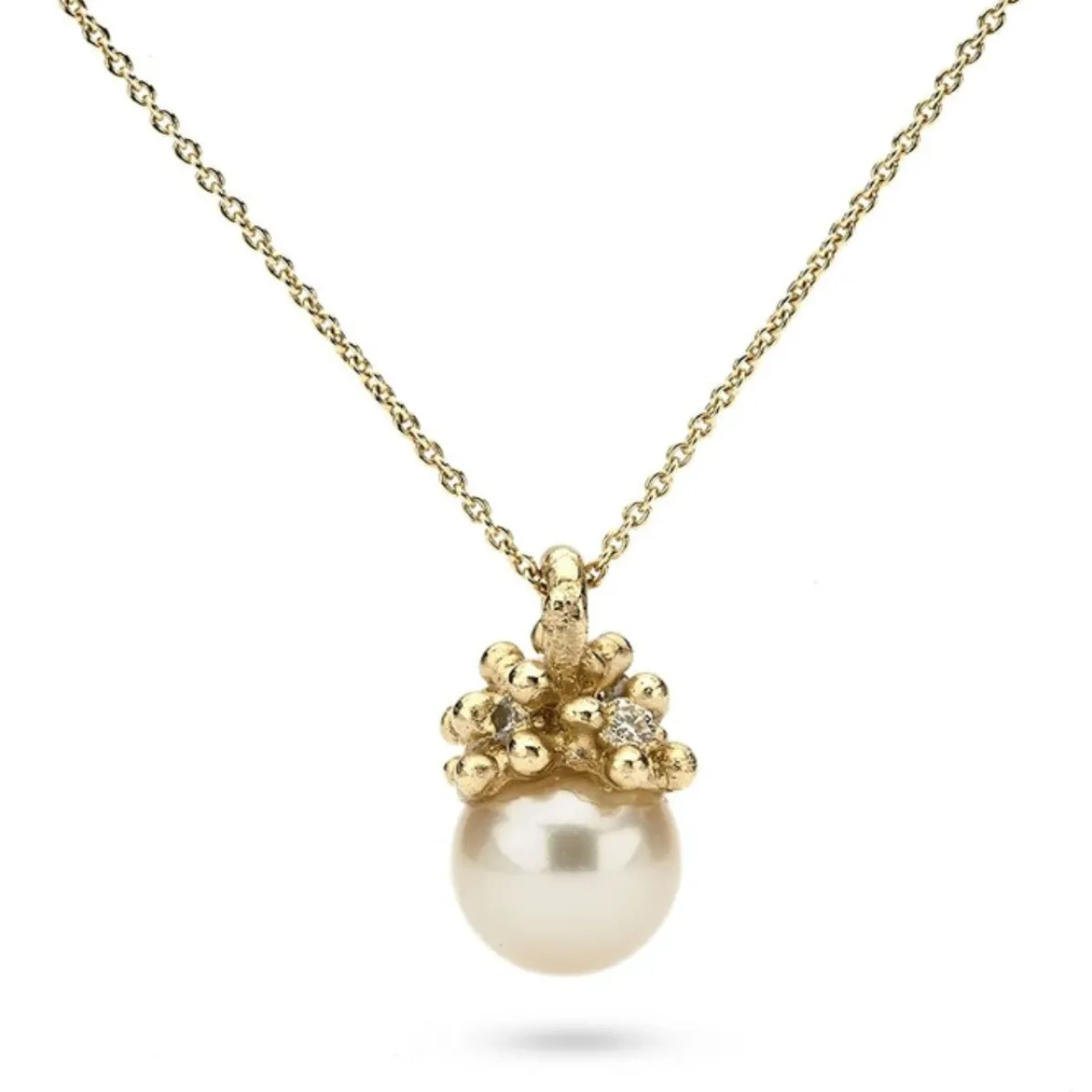 Tomfoolery Exclusive Encrusted Pearl Pendant Clearance