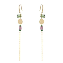 Tomfoolery Tourmaline & Tsavorite Rain Earrings Sale