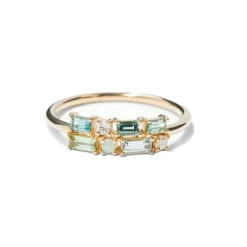 Tomfoolery Tourmaline Brickwork Ring Online