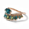 Tomfoolery Tourmaline Crown & Head Ring  in 20ct Rose Gold Sale