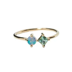 Tomfoolery Tourmaline Medium Mosaic Ring No.1 New