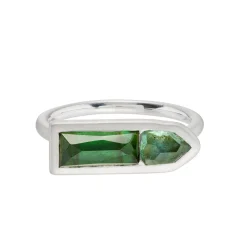 Tomfoolery Tourmaline Two Stone Stacking Ring 0.6 Online