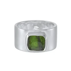 Tomfoolery Tourmaline Wide Ring 0.3 New