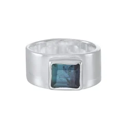 Tomfoolery Tourmaline Wide Ring 0.1 Fashion