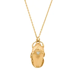 Tomfoolery Trillion Diamond Scarab Pendant Sale
