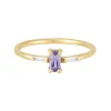 Tomfoolery TRIO Baguette Sapphire Diamond Ring Sale