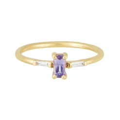 Tomfoolery TRIO Baguette Sapphire Diamond Ring Sale