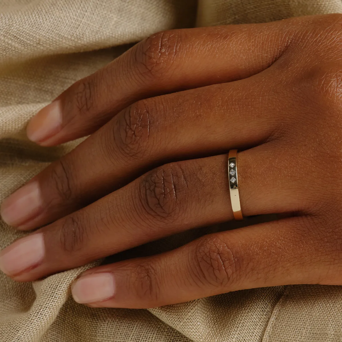 Tomfoolery Trio Diamond Ring Hot