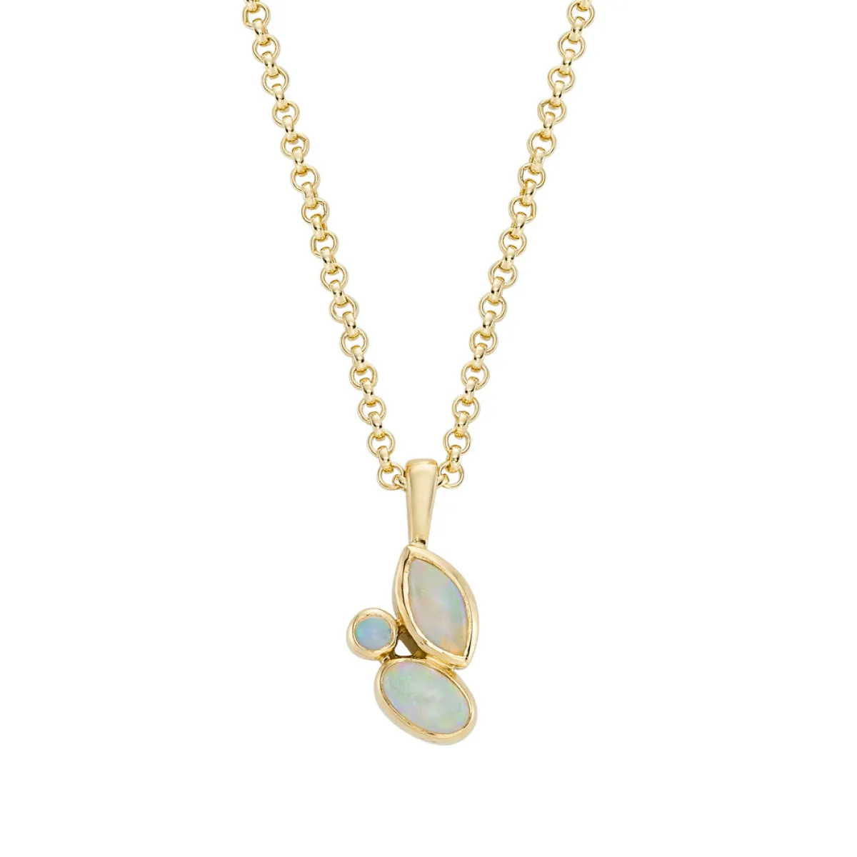 Tomfoolery Trio Opal Cluster Pendant Sale