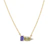 Tomfoolery TRIO Tanzanite, Sapphire & Trillion Diamond Pendant Best