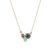Tomfoolery TRIO Teal Sapphire, Champagne Diamond & Mint Tourmaline Pendant Online
