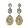 Tomfoolery Triple Lucite Drop Studs Hot
