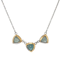 Tomfoolery Triple Petite Fold Kyanite Pendant Online