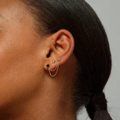 Tomfoolery Triple Reverse Set Emerald Stud Sale