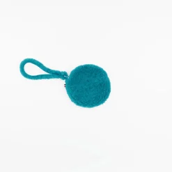 Tomfoolery Turquoise Merino Sheepskin Coin Purse New