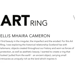 Tomfoolery “Unearth” Art Ring Fashion