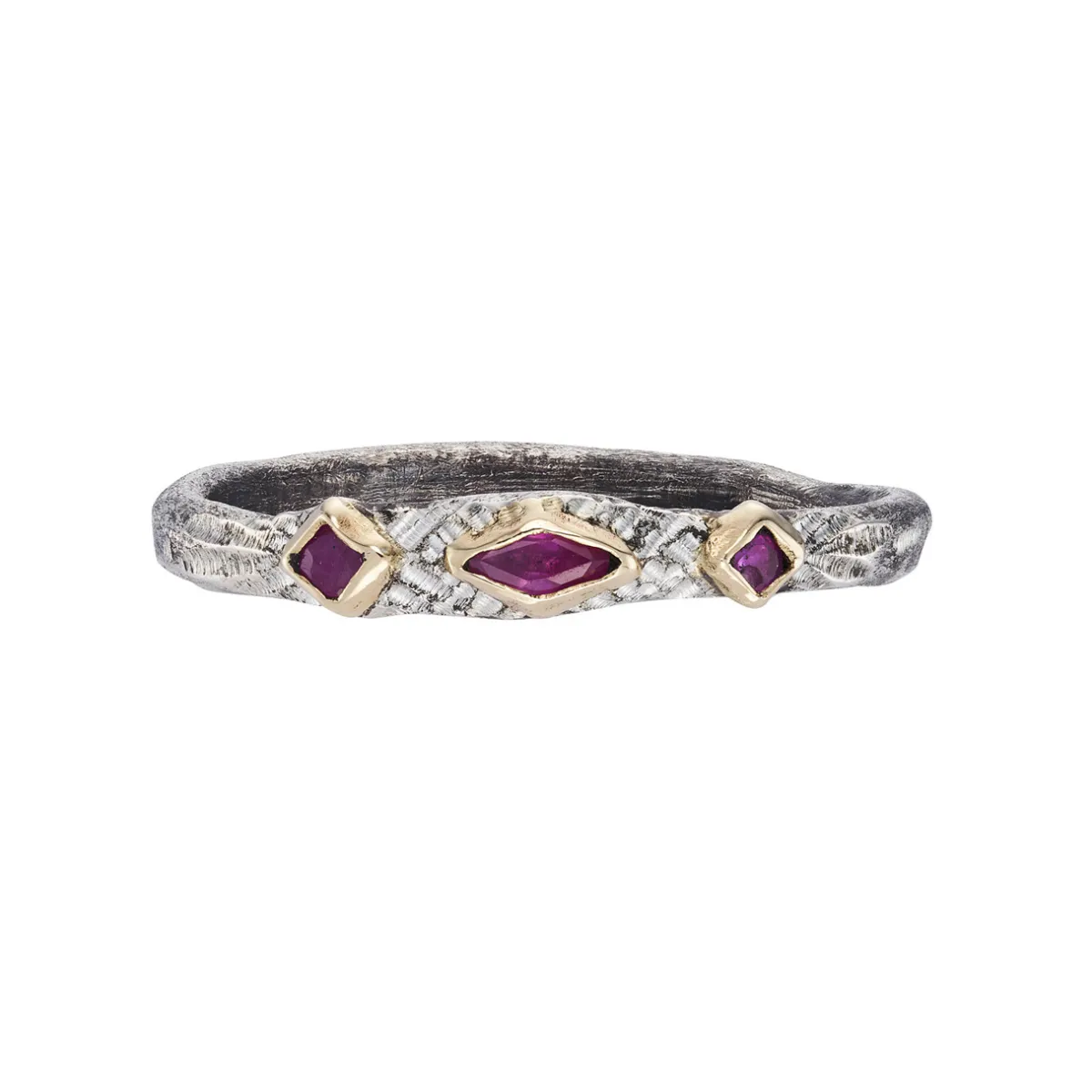 Tomfoolery “Us + One” Silver & Ruby Ring Sale
