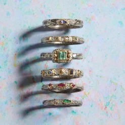 Tomfoolery “Us + One” Silver & Ruby Ring Sale