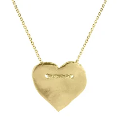 Tomfoolery Valentina Gold Heart Necklace Clearance