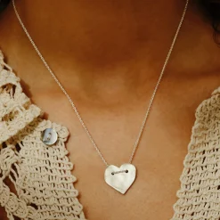 Tomfoolery Valentina Gold Heart Necklace Clearance