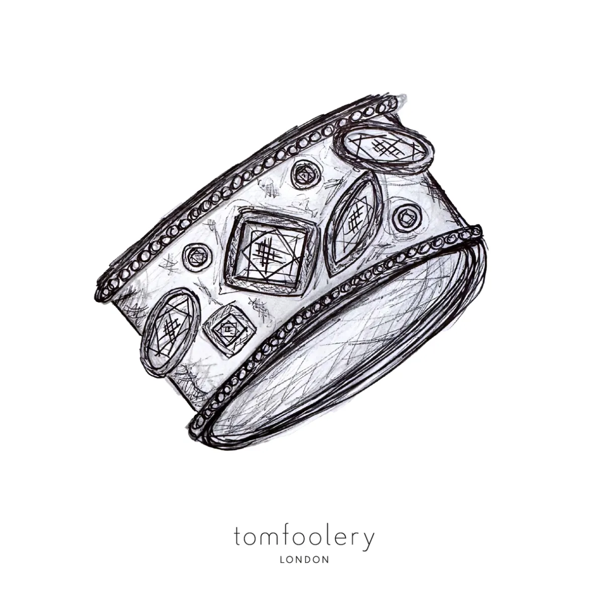 Tomfoolery Vela Art Ring Fashion