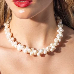 Tomfoolery Venus Cloud Cluster Pearl Necklace Sale