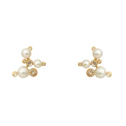 Tomfoolery Venus Trinity Pearl Earrings Best