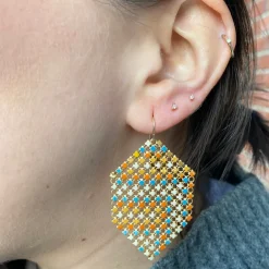 Tomfoolery Verano Mesh Drop Earrings Sale