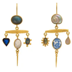 Tomfoolery Victorian Pin Drop Earrings Outlet