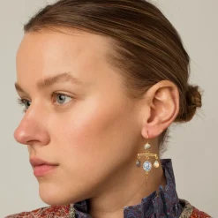 Tomfoolery Victorian Pin Drop Earrings Outlet