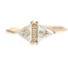 Tomfoolery Vintage Diamond Triangle Ring Sale