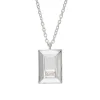 Tomfoolery VORA Baguette Facet Silver Pendant Online
