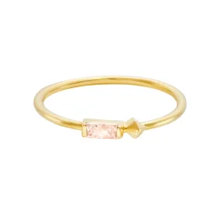 Tomfoolery VORA Baguette Gem Gold Ring New