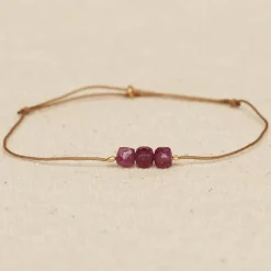 Tomfoolery Warm Triple Gemstone Bracelet Discount