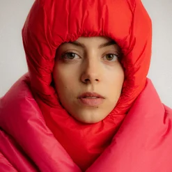 Tomfoolery Water Repellent Padded Hood Red Hot