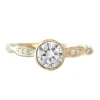 Tomfoolery Wave Diamond Solitaire Ring Sale