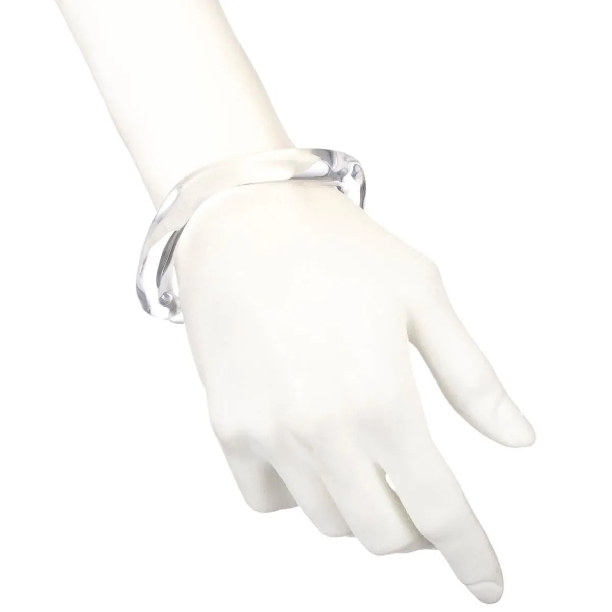 Tomfoolery Wavy Lucite Bangle Best