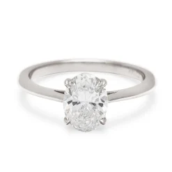 Tomfoolery White Diamond Bea Solitaire Ring Fashion