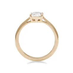 Tomfoolery White Diamond Bea Solitaire Ring Fashion