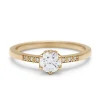 Tomfoolery White Diamond Hazeline Solitaire Ring Sale