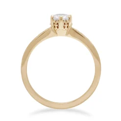 Tomfoolery White Diamond Hazeline Solitaire Ring Sale