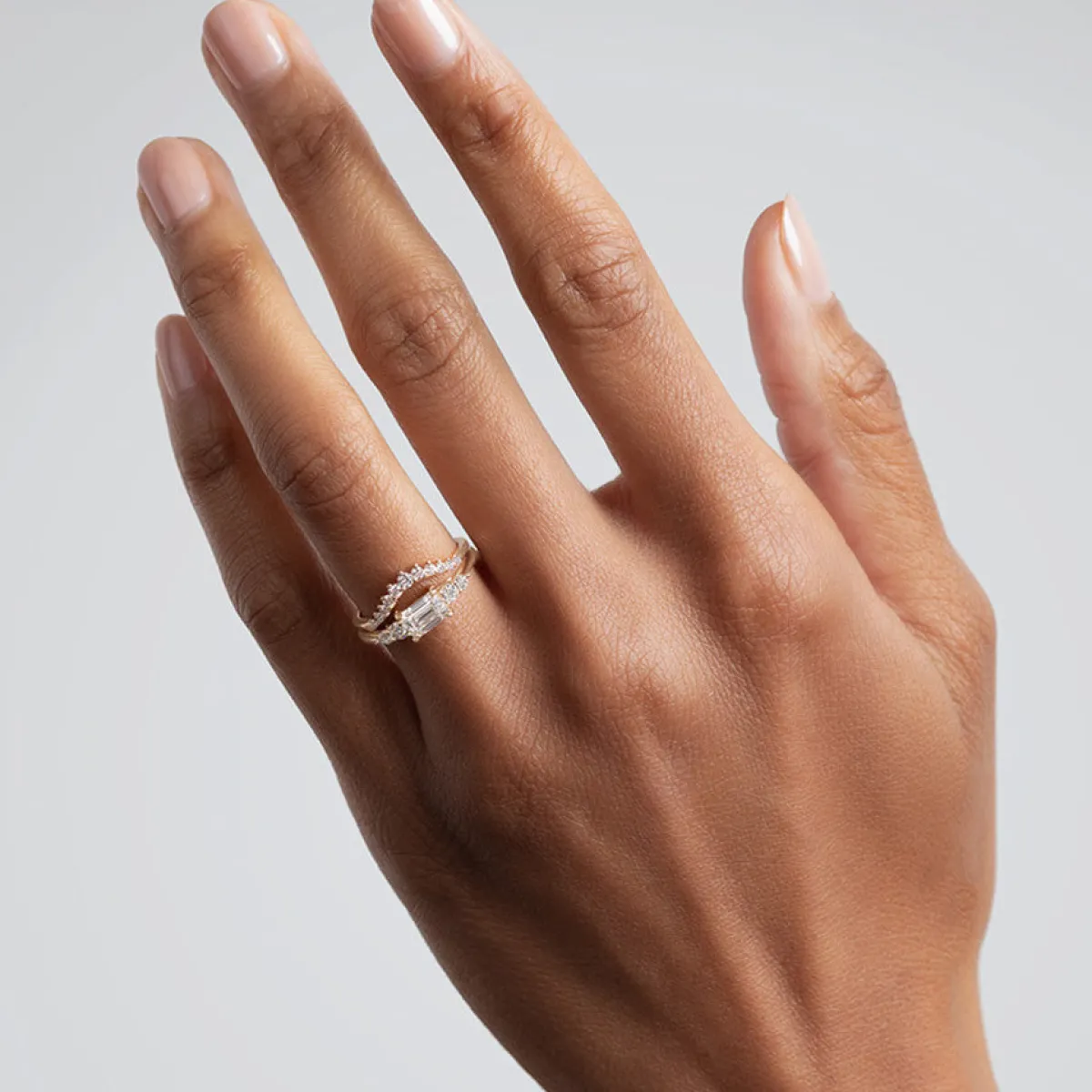 Tomfoolery White Diamond Starlight Tiara Curve Band Clearance