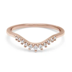 Tomfoolery White Diamond Starlight Tiara Curve Band Clearance