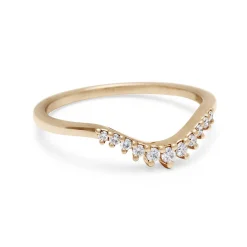 Tomfoolery White Diamond Starlight Tiara Curve Band Clearance